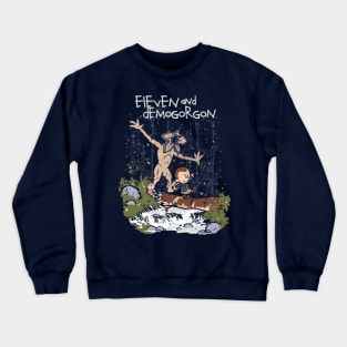 Eleven and Demogorgon Crewneck Sweatshirt